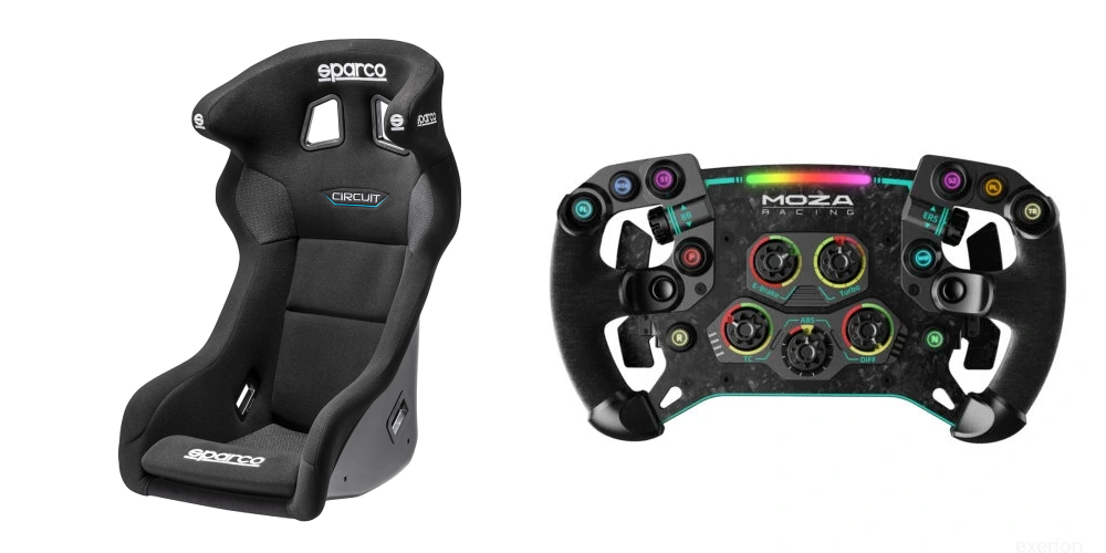 Zestaw DOF H3 + Moza r12 +CS V2P + Seat