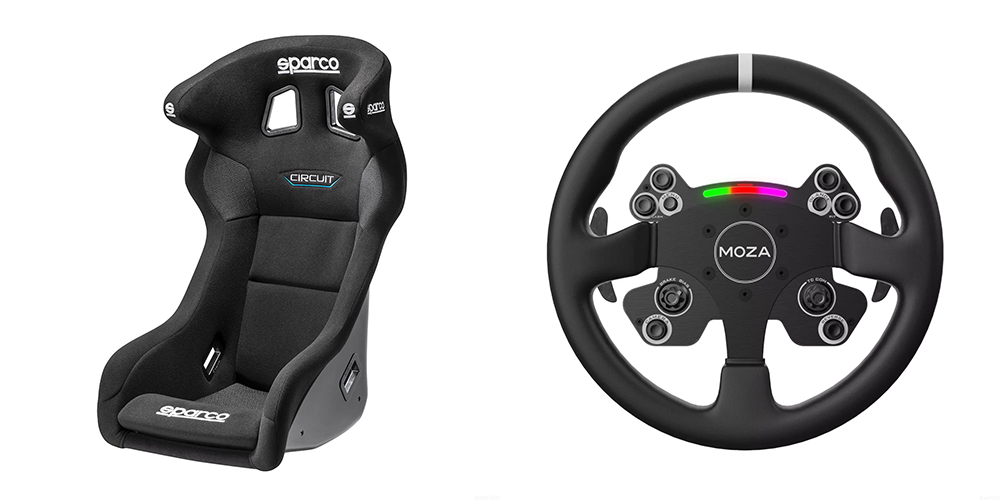 Zestaw DOF H3 + Moza r12 +CS V2P + Seat