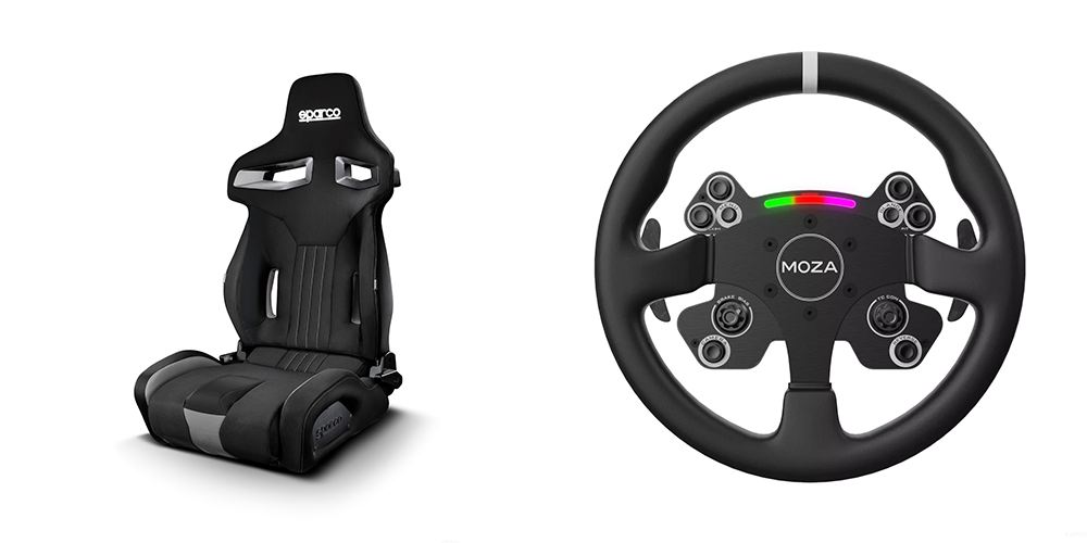 Zestaw DOF H3 + Moza r12 +CS V2P + Seat