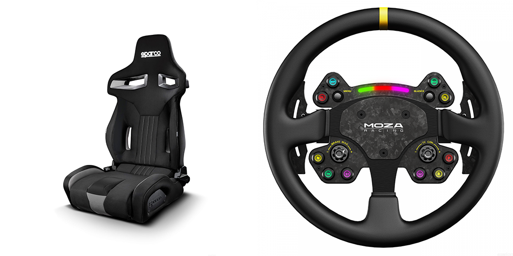 Zestaw DOF H3 + Moza r12 +CS V2P + Seat